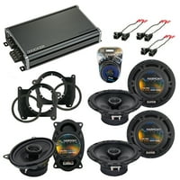 Fits Toyota Tacoma 2005-2015 Carxtc Speaker Connection Plugs for Replacing Factory Front Door 6 x 9 Inch Speakers